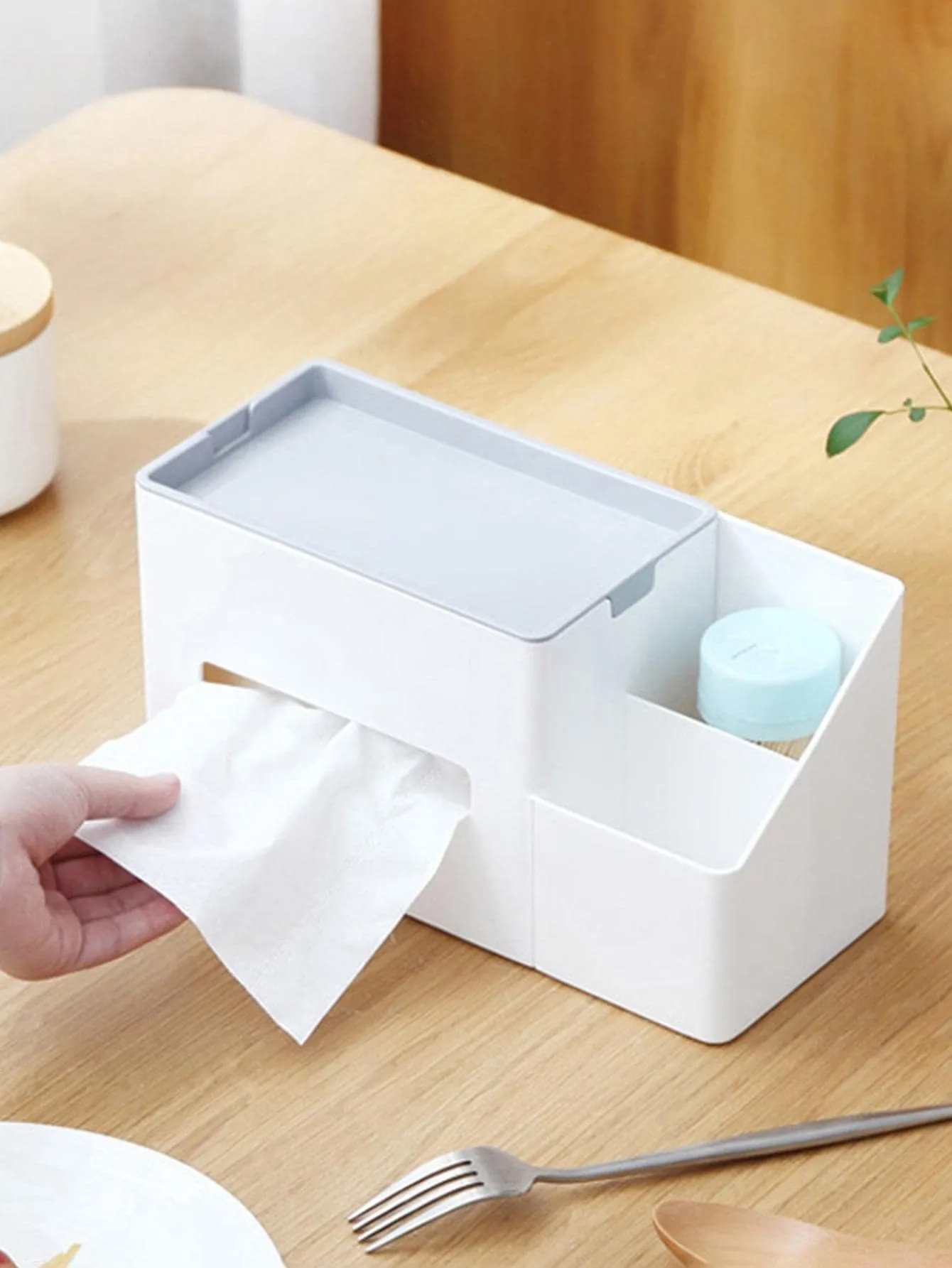 1pc Multifunction Tissue Storage Box