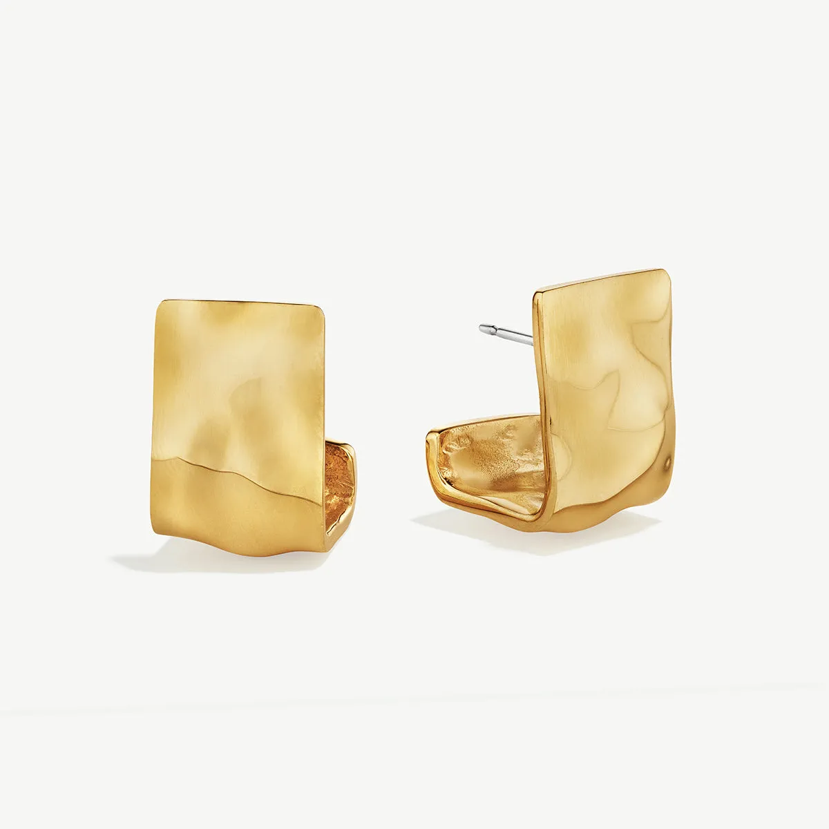 Bahari Square Hoop Earrings