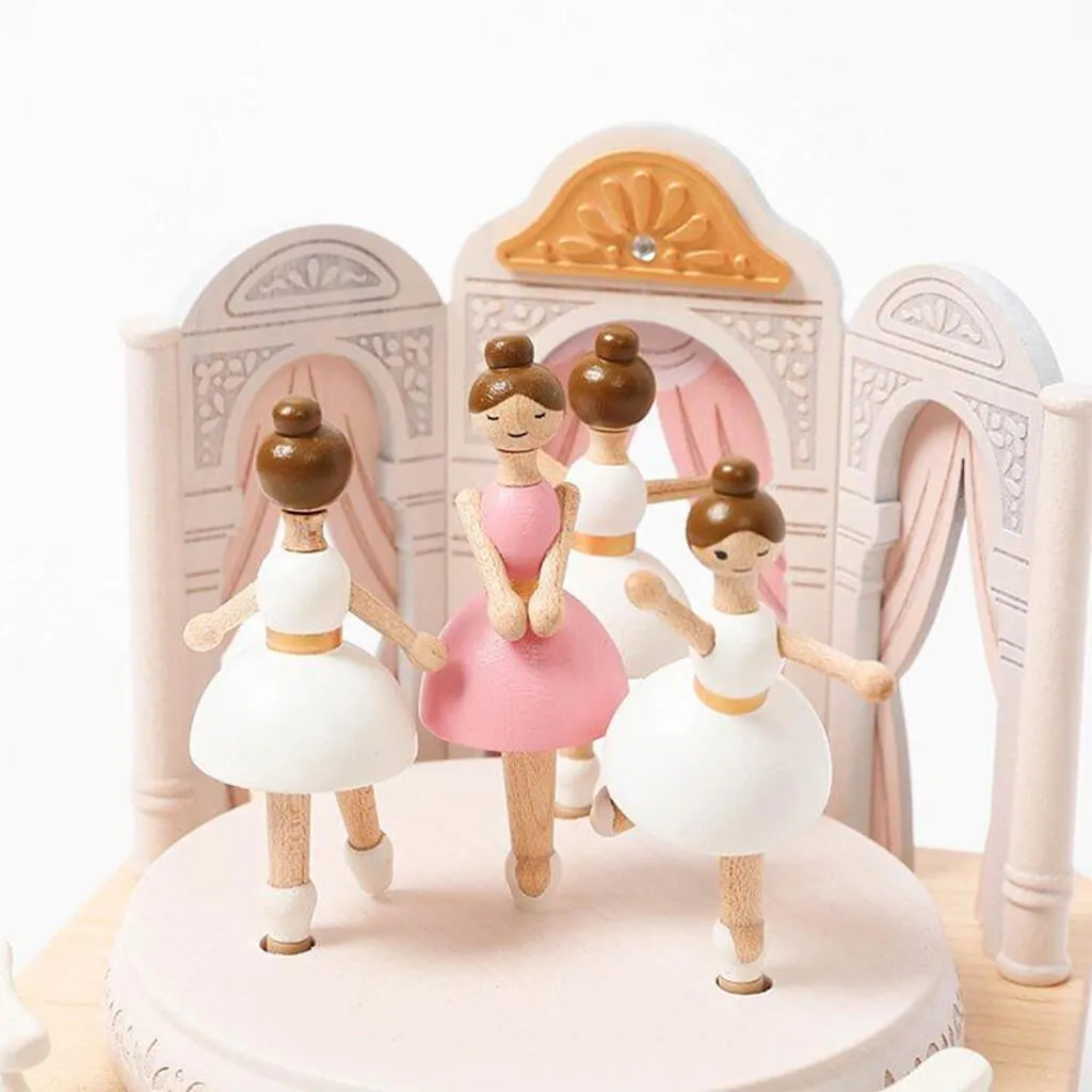 Ballerina Recital Wooden Music Box