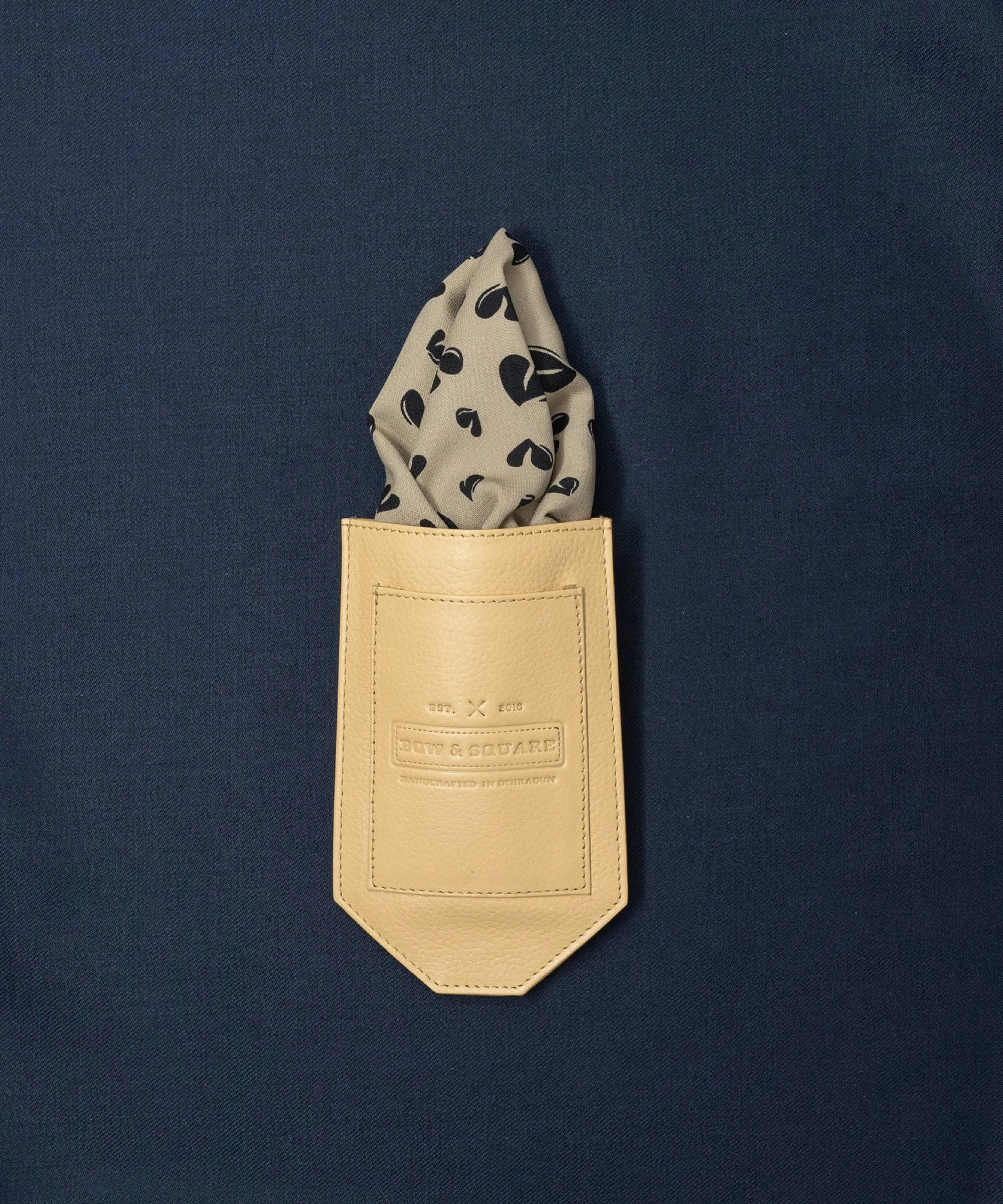 Black Pocket Square