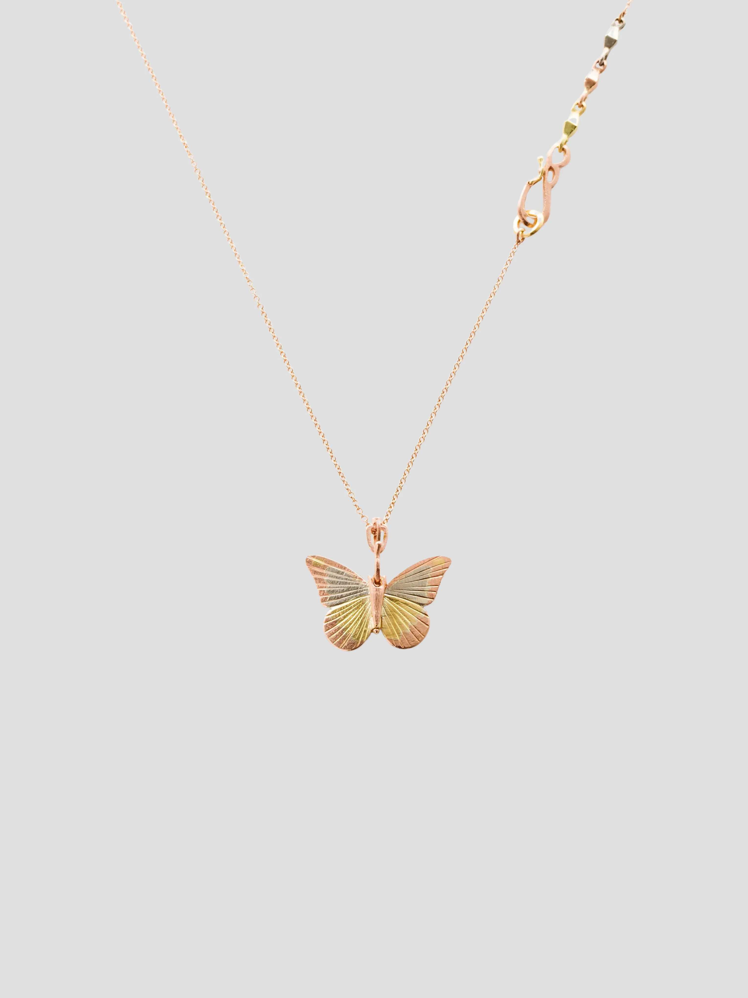 Chocolate Albatross Necklace 14k Rose Gold 18k White Gold 18k Yellow Gold