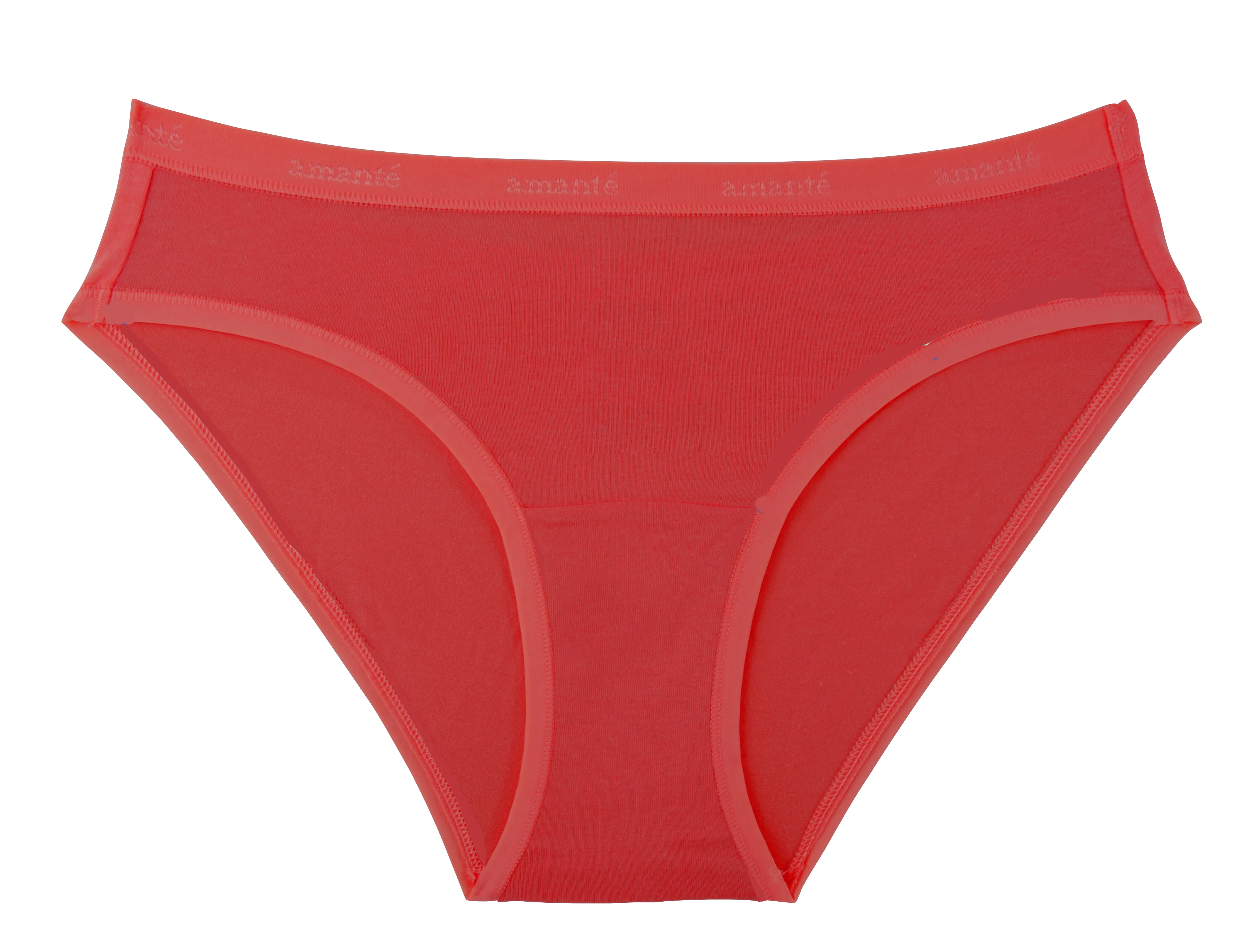 Cotton Single Brief-Crimson