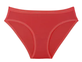 Cotton Single Brief-Crimson