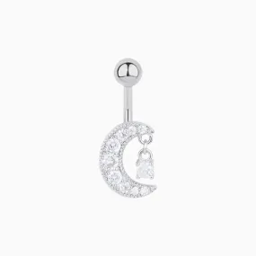 Crescent Moon Belly Ring