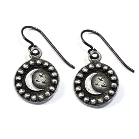 CRESCENT MOON Earrings - Silver