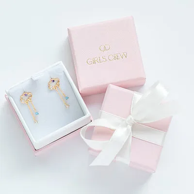 Earring Box with Ribbon