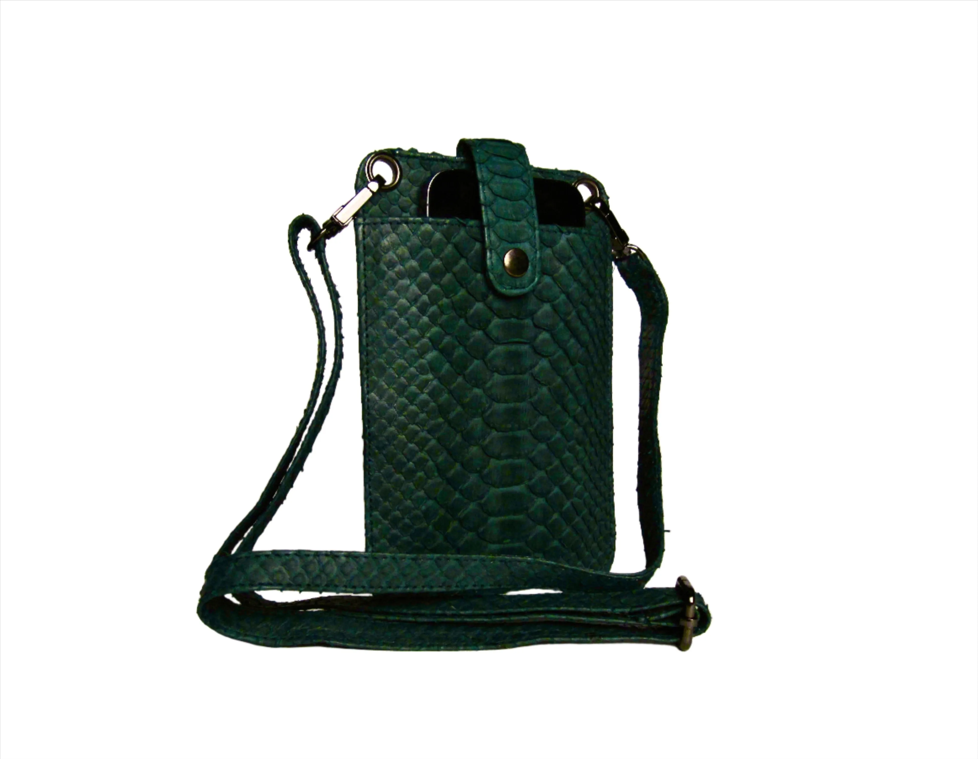 Green Cell Phone Bag