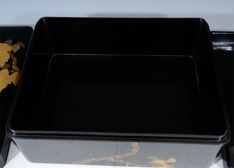 Japanese Box in Black Lacquer