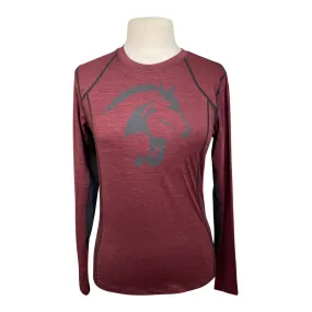 Kerrits 'Crescent' Base Layer Top in Sangria - Women's Small