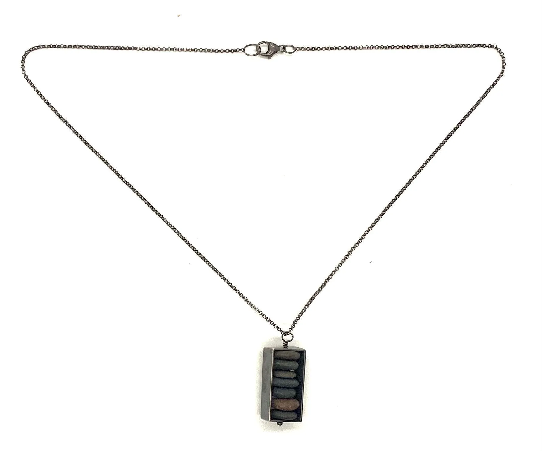 Medium Box Rock Necklace