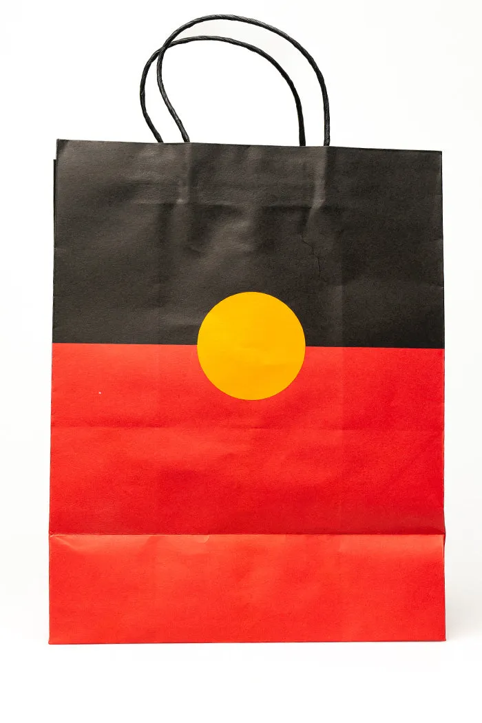 "Raise The Flag" Aboriginal Flag Large Gift Bag