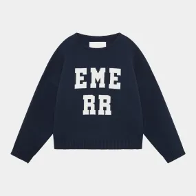 R Roller Navy Knit