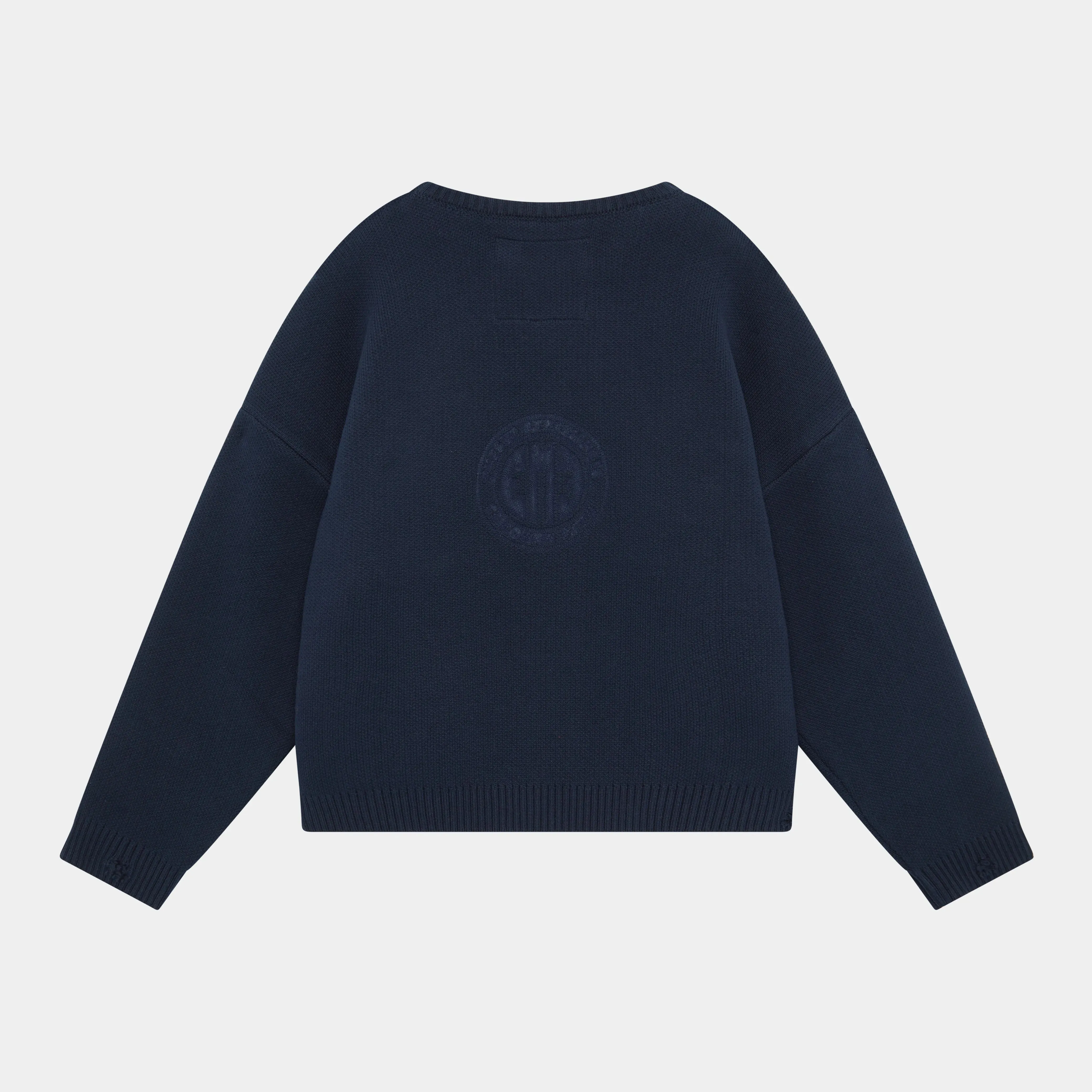 R Roller Navy Knit