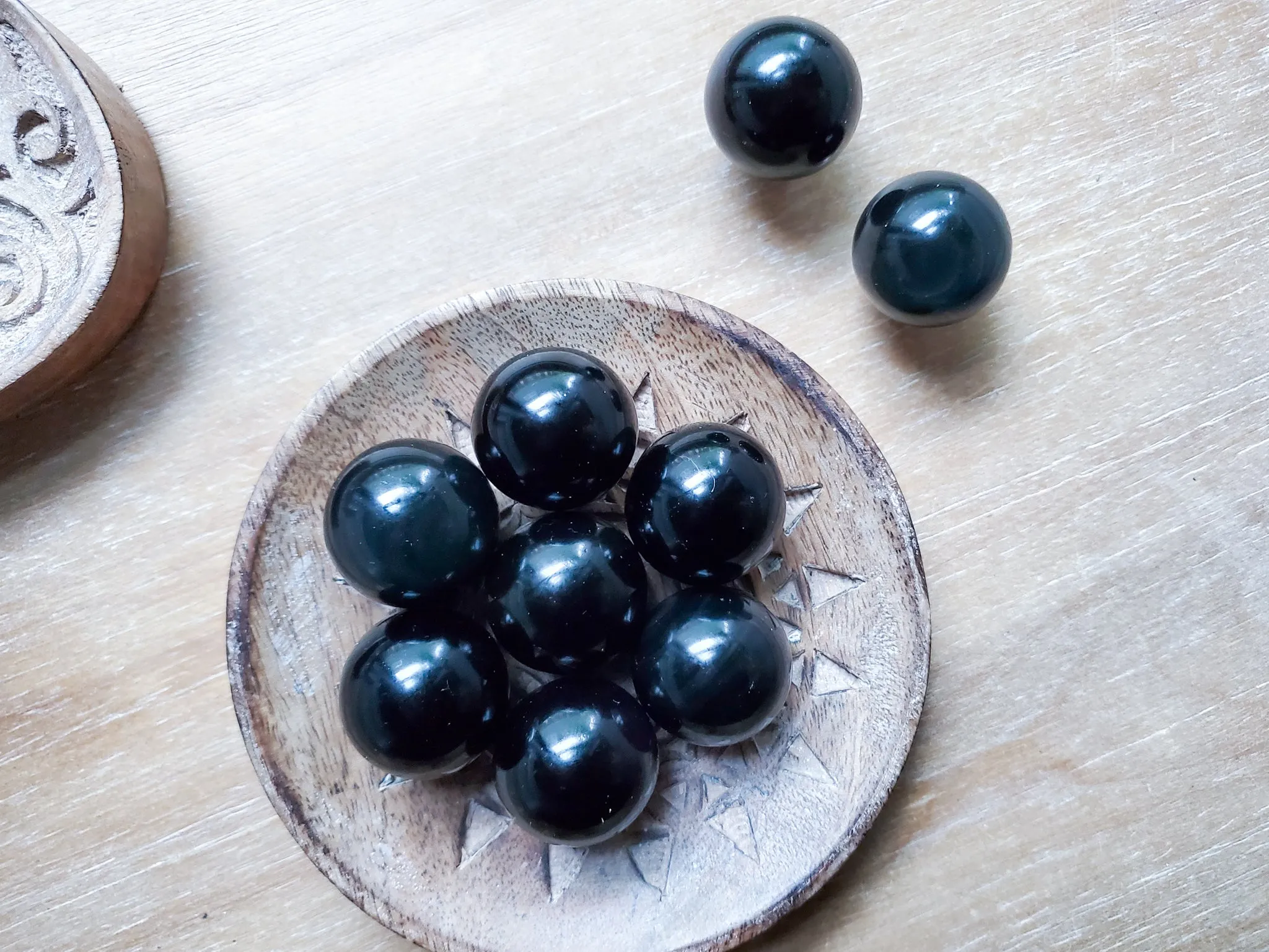 Rainbow Obsidian Sphere || Small