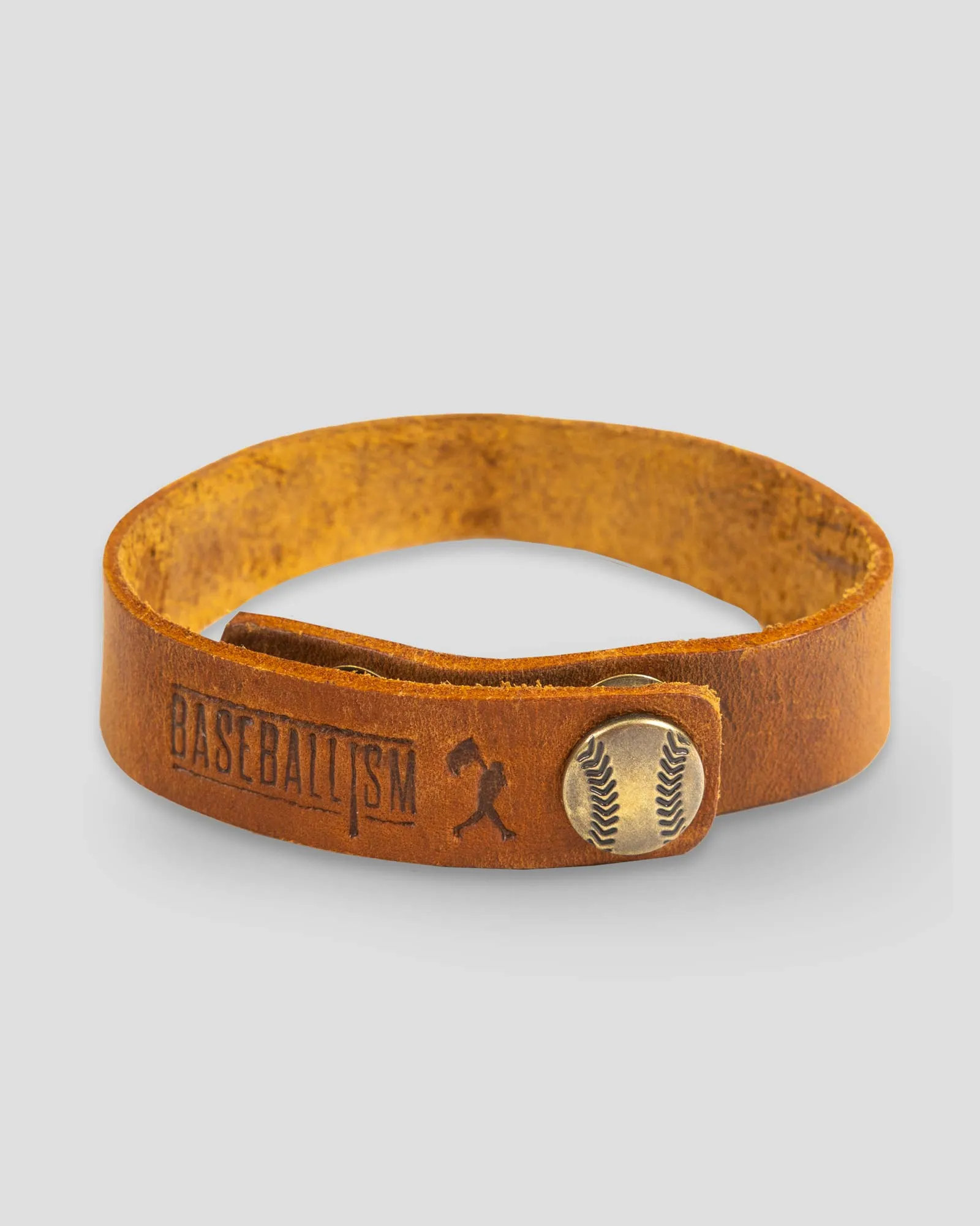 Respect the Game Single Loop Bracelet - Light Brown