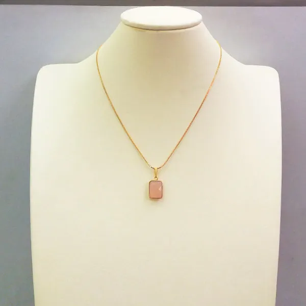 Rose Quartz Single Pendant