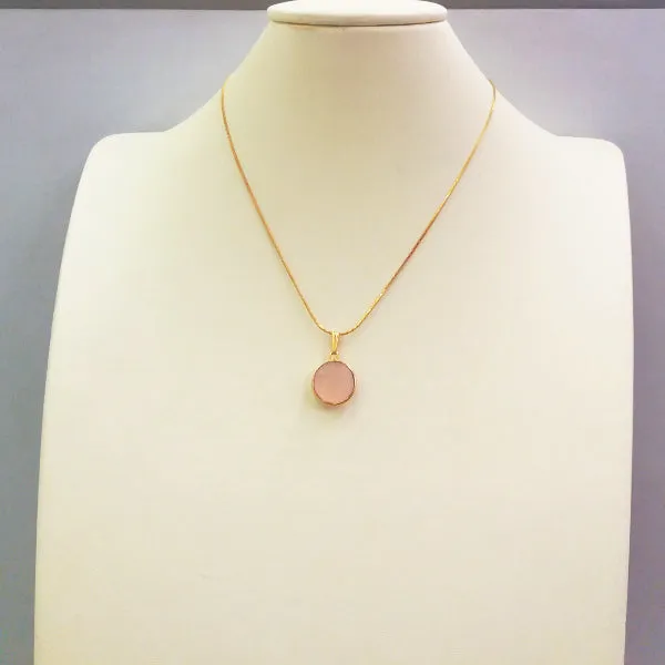 Rose Quartz Single Pendant