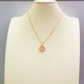 Rose Quartz Single Pendant