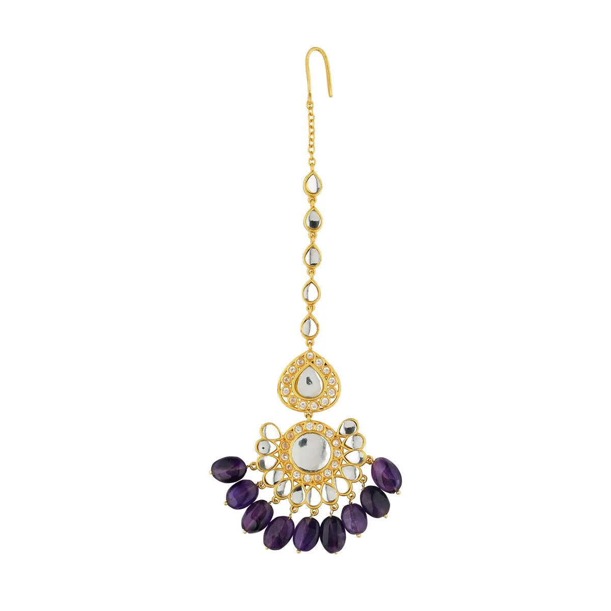 Exquisite Saheli Gift Box Featuring Elegant Amethyst Gemstones