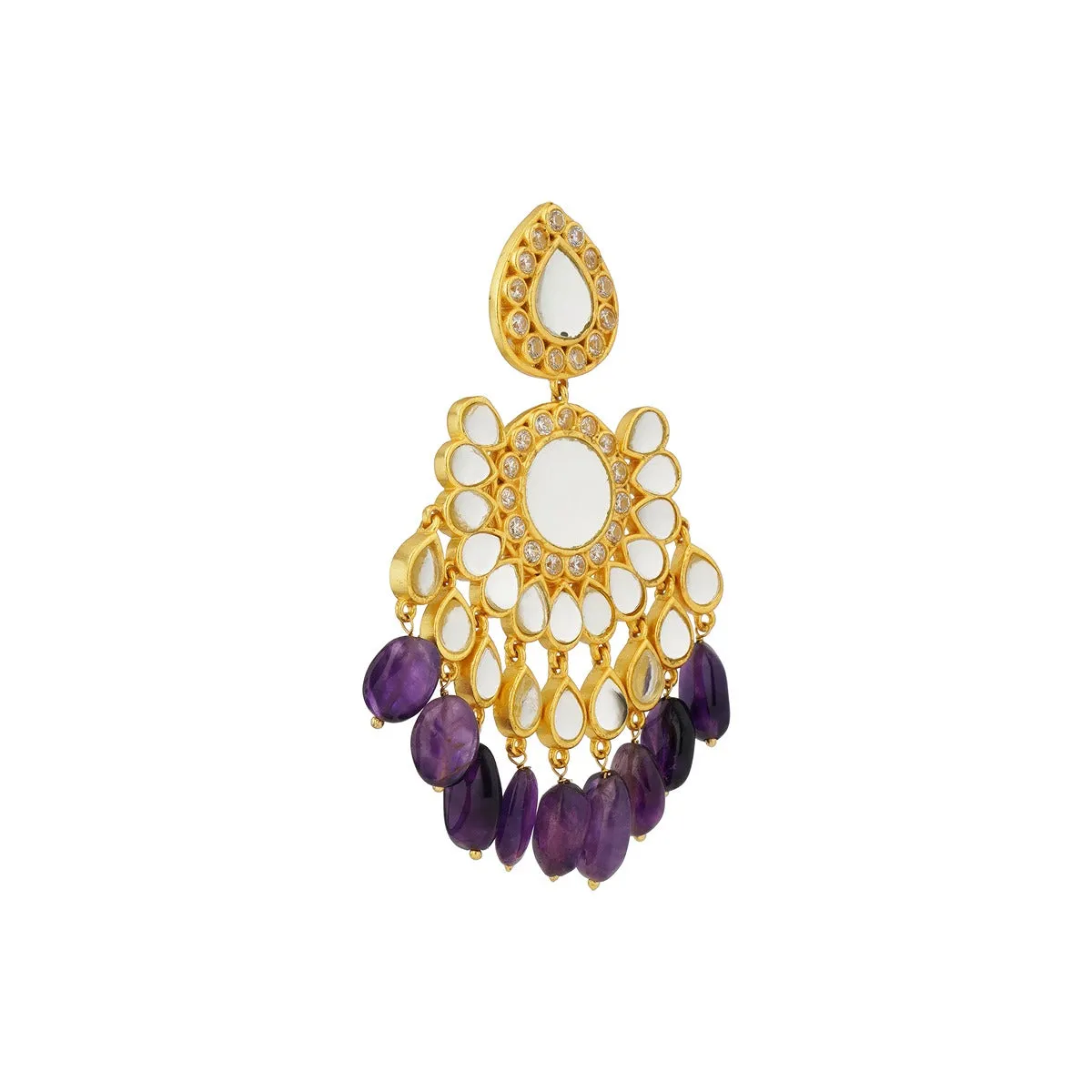 Exquisite Saheli Gift Box Featuring Elegant Amethyst Gemstones