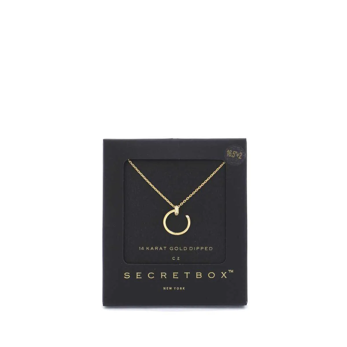 Secret Box Nail Charm Necklace