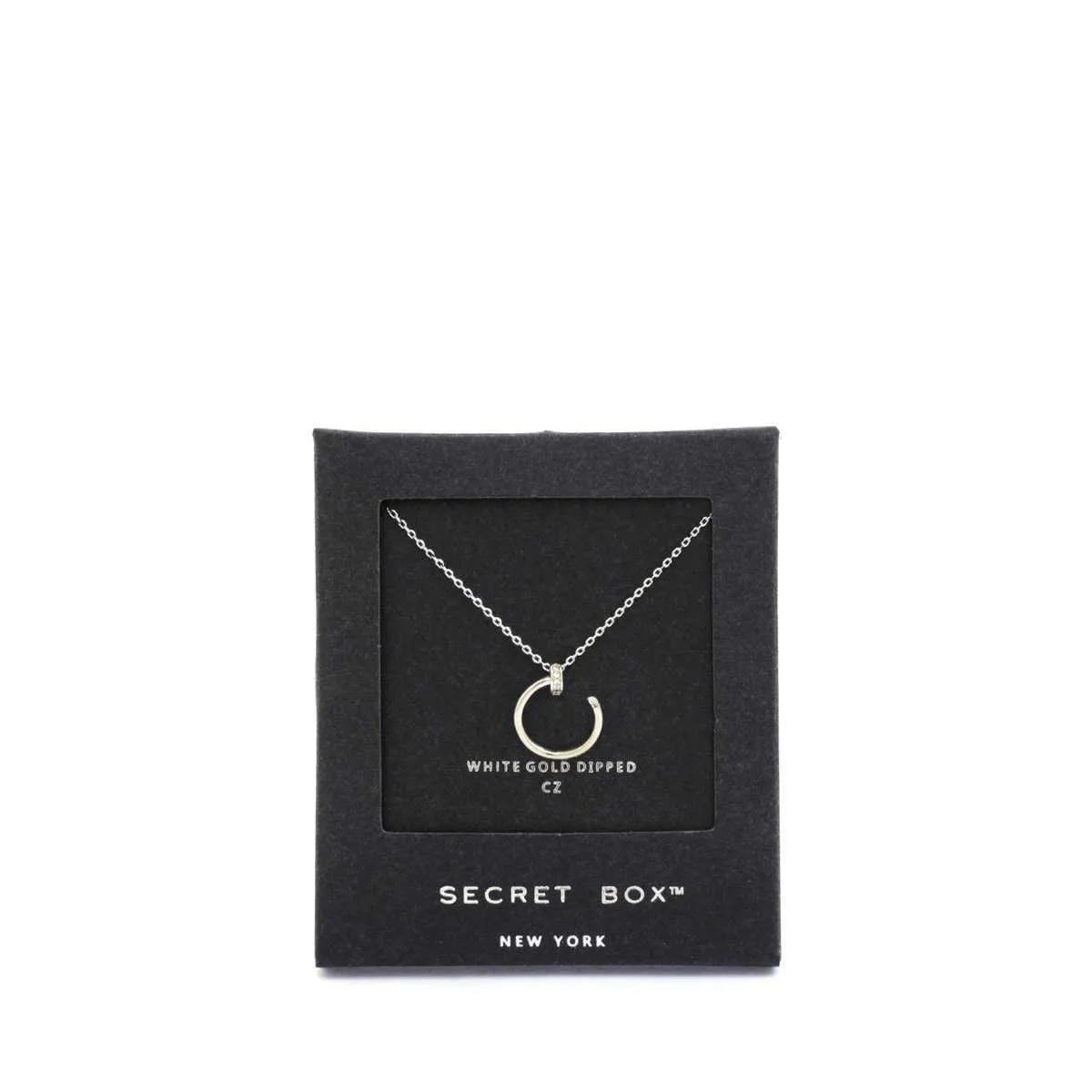 Secret Box Nail Charm Necklace