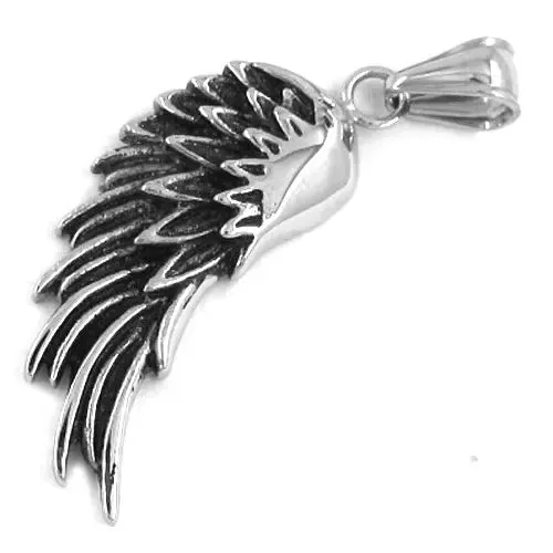 Single Angel Wing Necklace