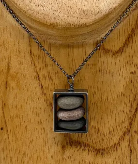 Small Box Rock Necklace