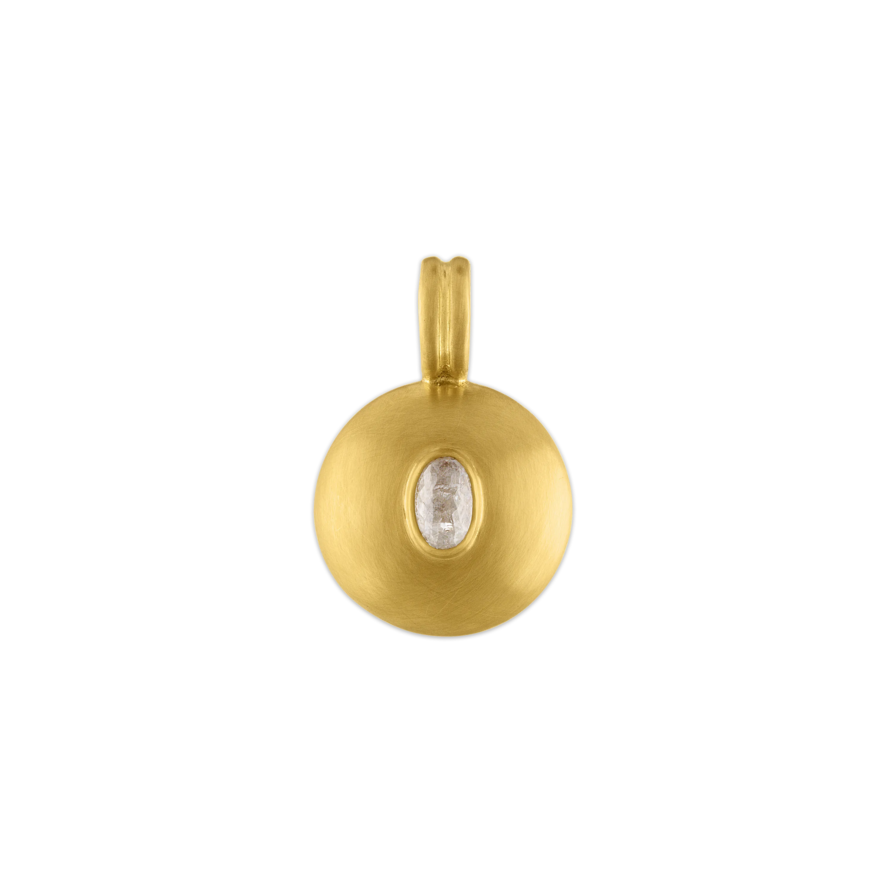 Small Diamond Bulla Pendant