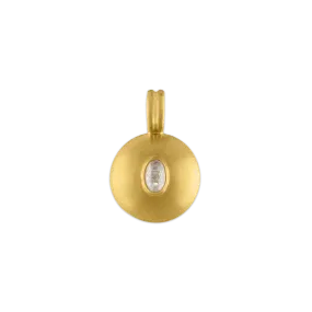 Small Diamond Bulla Pendant