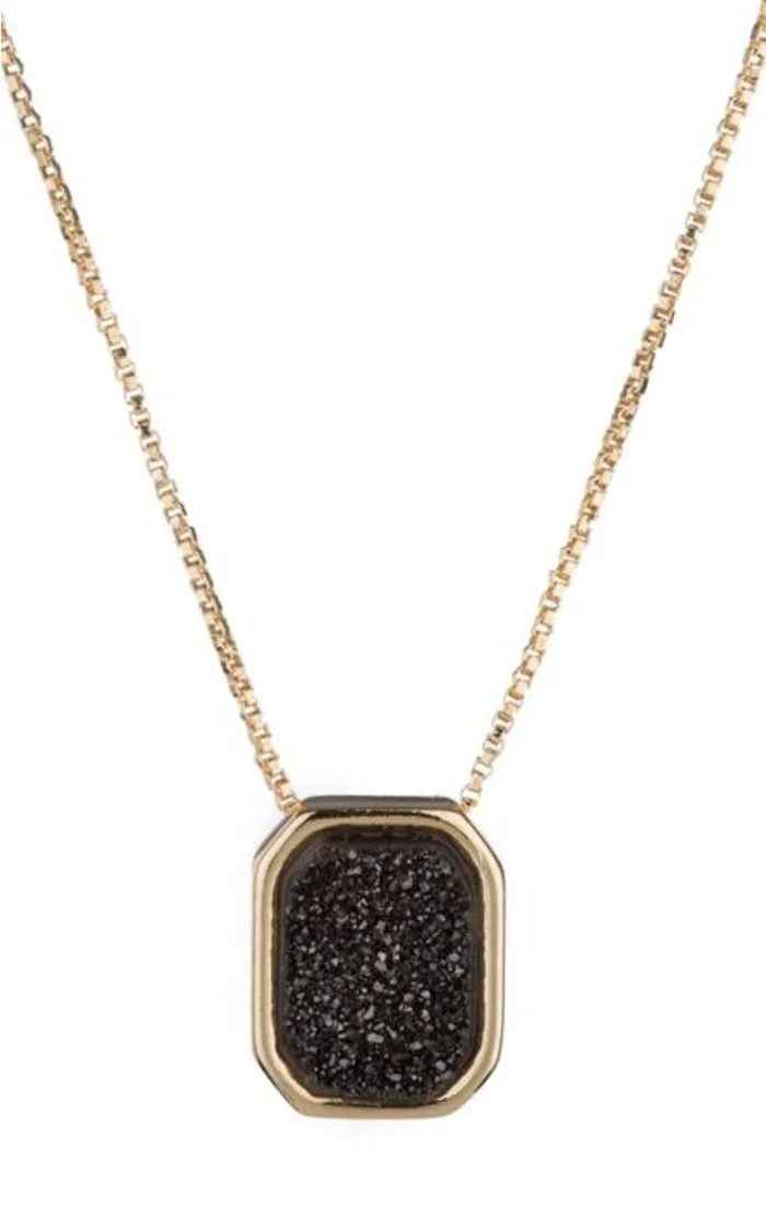 Small Druzy Necklace