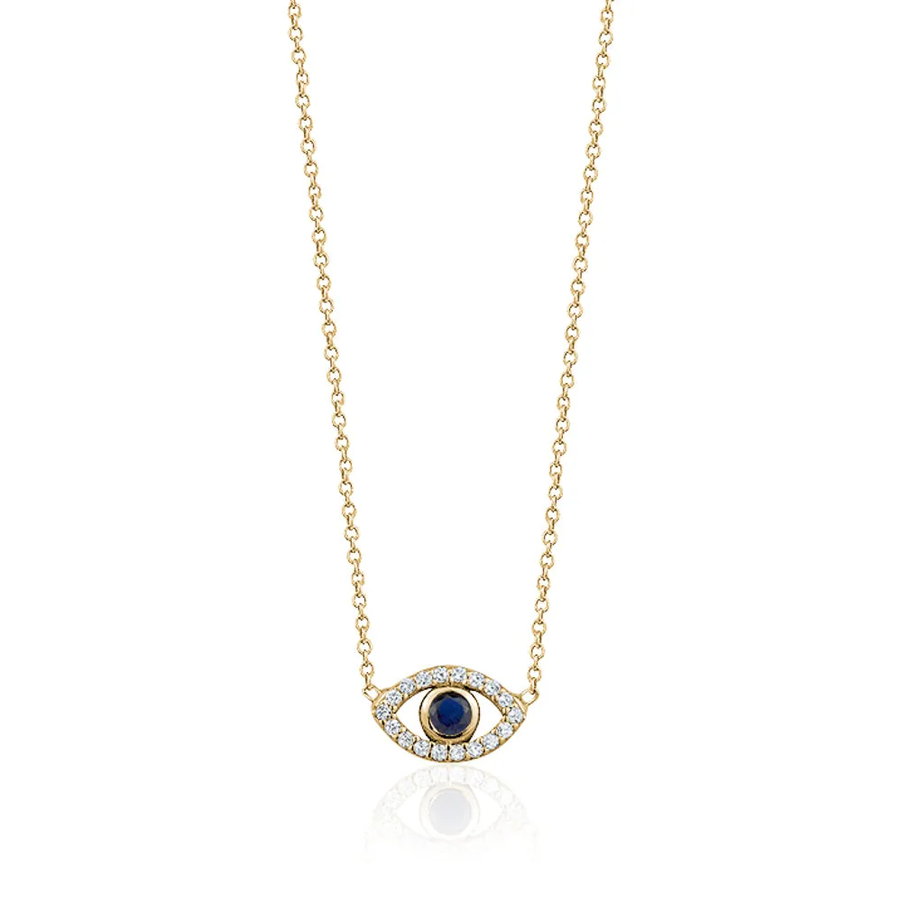 SMALL EVIL EYE NECKLACE