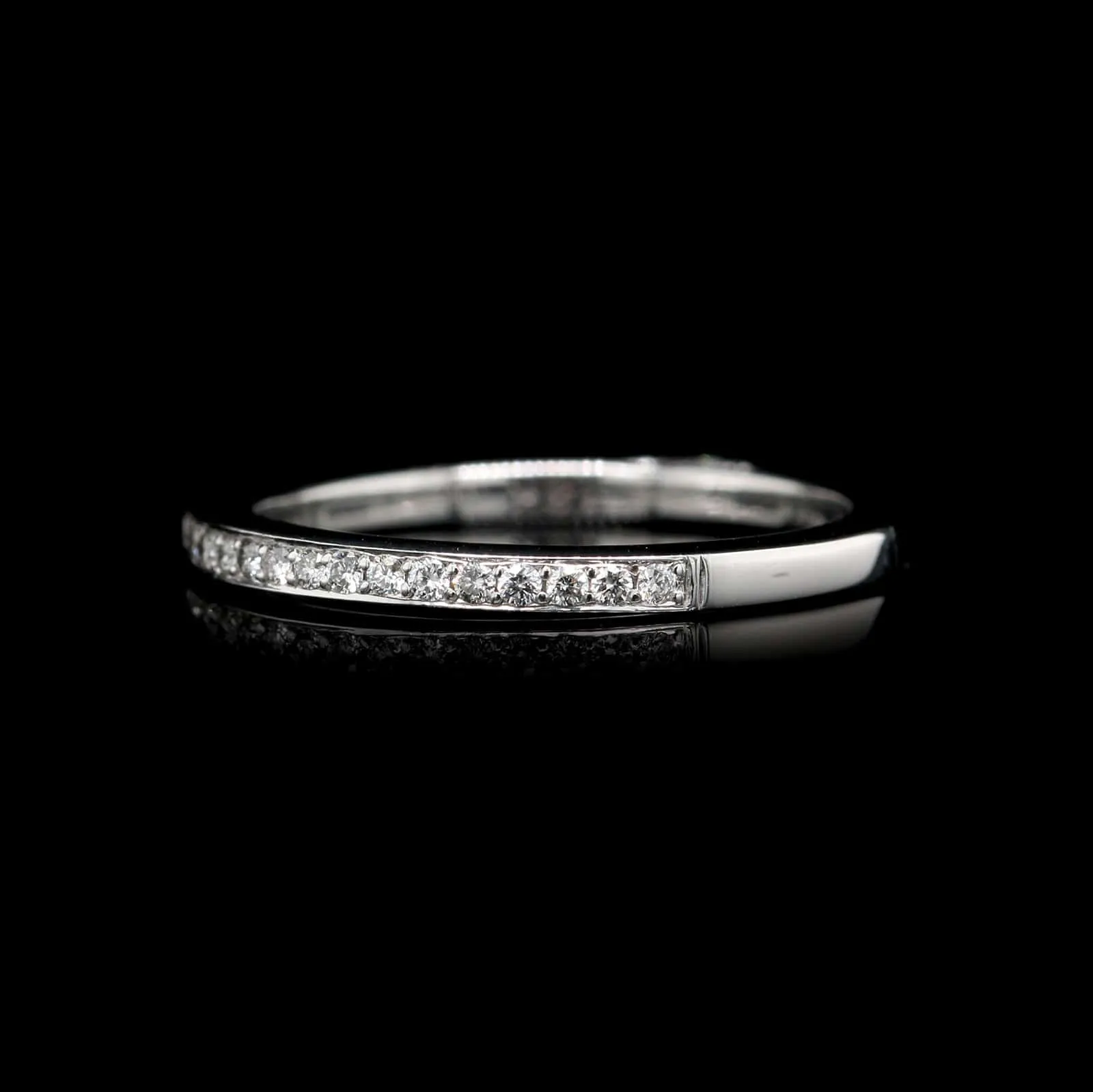 Tacori 18K White Gold Estate Diamond Band