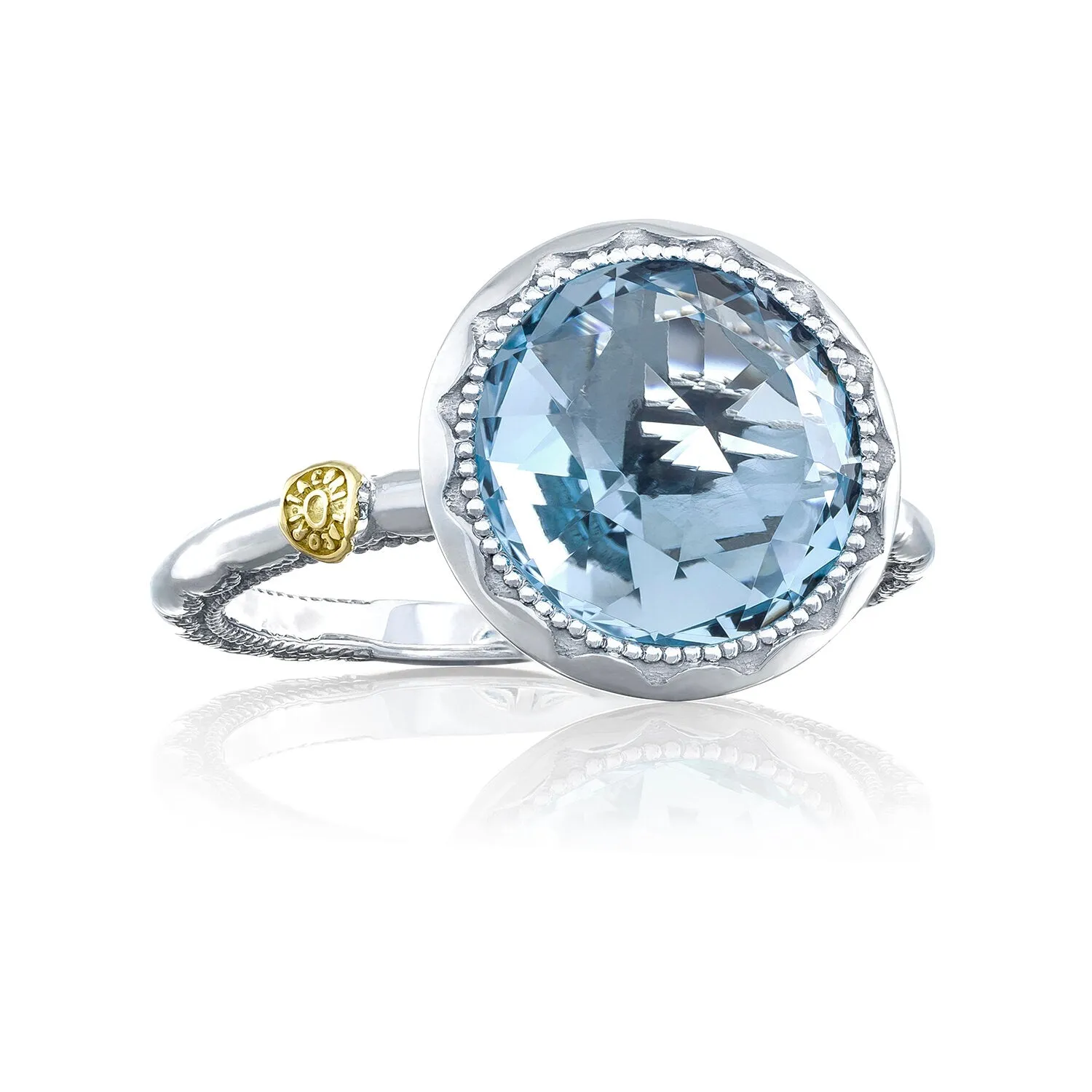 TACORI Crescent Bezel Ring featuring Sky Blue Topaz Ref# SR22202