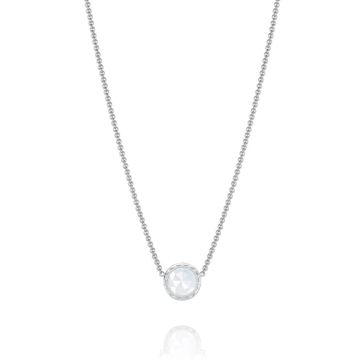 TACORI Floating Bezel Necklace featuring Chalcedony Ref# SN15303